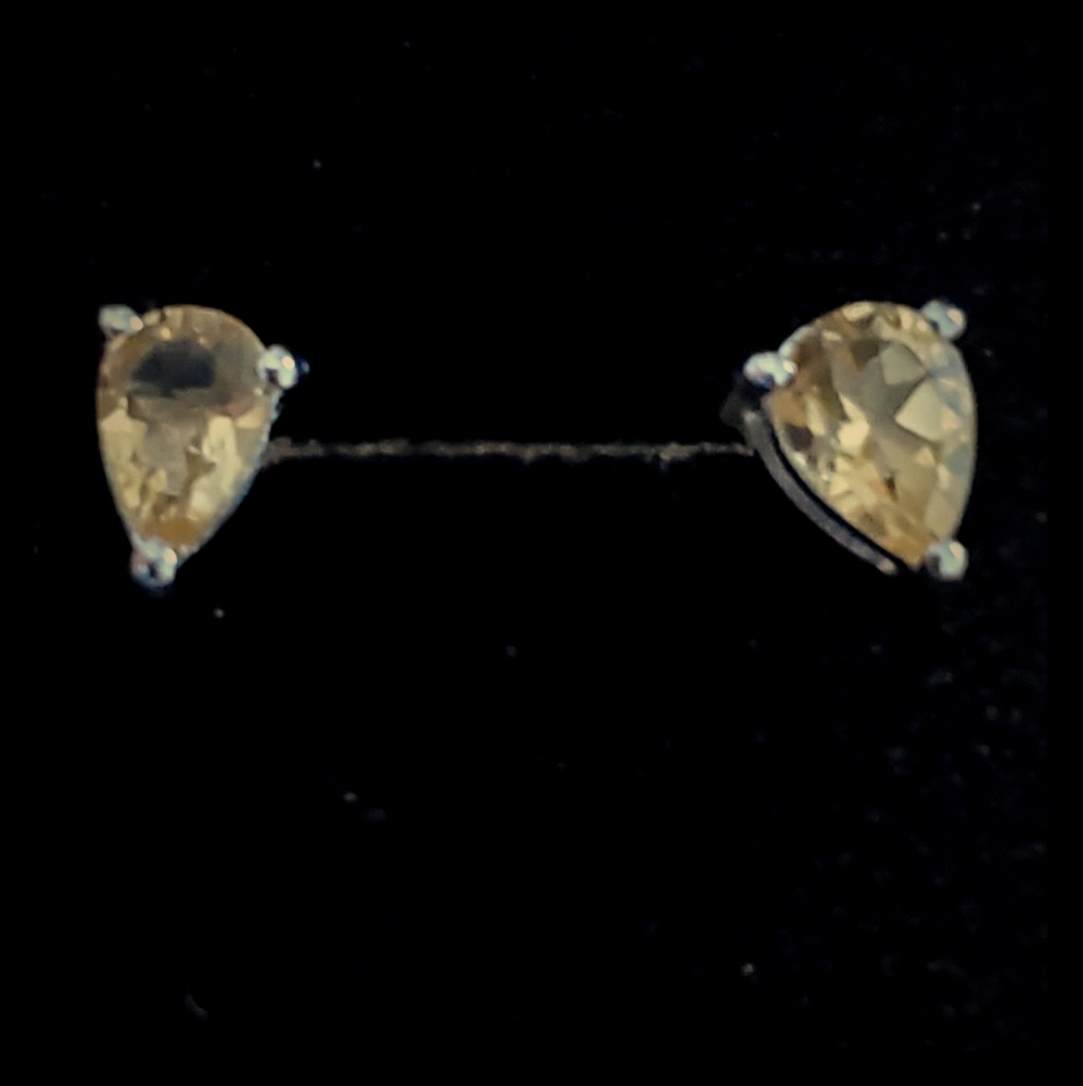 Sterling Silver Citrine Earrings